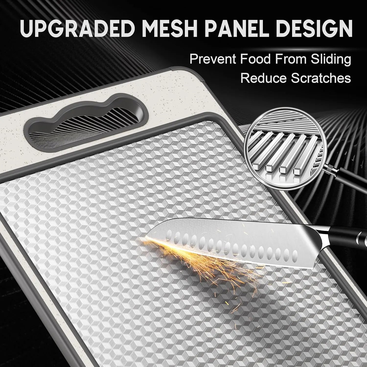 Stainless Steel Double Sided Chopping Board